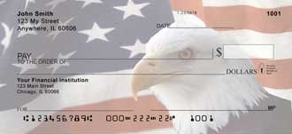 American Flag & Eagle Checks