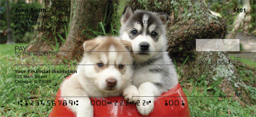 Sled Dogs Personal Checks