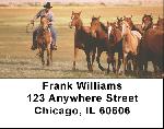 Horse on the Prarie Roundup Address Labels