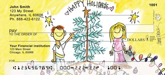 Happy Holidays: Tree Checks - Amy Petrik Checks