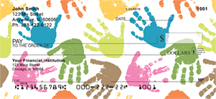 Kids Hand Prints Personal Checks