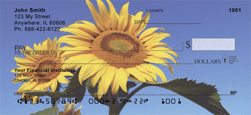 Joyous Sunflowers Checks