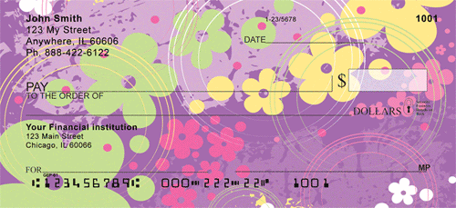 Aloha Flowers Personal Checks