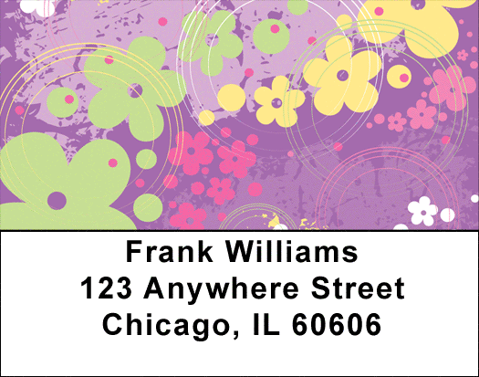 Aloha Flowers Address Labels