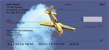 High Flying Stunt Plane Personal Checks