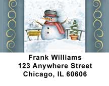Snowflake Collector Address Labels by Lorrie Weber