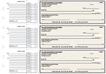 Tan Parchment Accounts Payable Business Checks