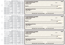 Tan Parchment Payroll Business Checks