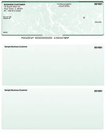 Green Marble Top Style Voucher Computer Checks