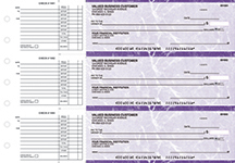 Purple Marble Accounts Payable Business Checks