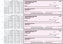 Pink Safety Payroll Business Checks