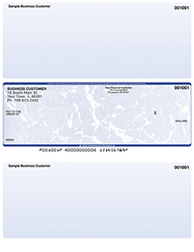 Blue Marble Middle Style Voucher Computer Checks