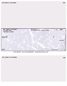 Plum Marble Laser Business One Per Page Voucher Checks - Middle Style