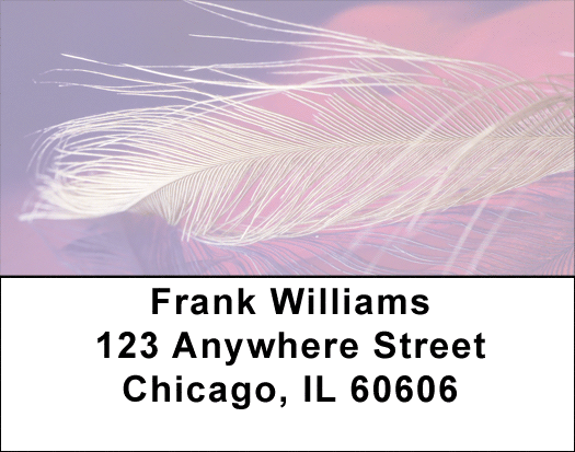Golden Feather Address Labels