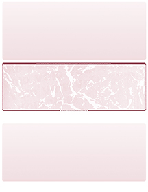 Burgundy Marble Blank Stock for Computer Voucher Checks Middle Style