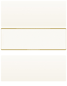 Tan Safety Blank Stock for Computer Voucher Checks Middle Style