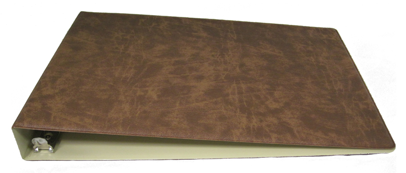 Brown Business 7 Ring Check Binder