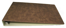 Brown Business 7 Ring Check Binder