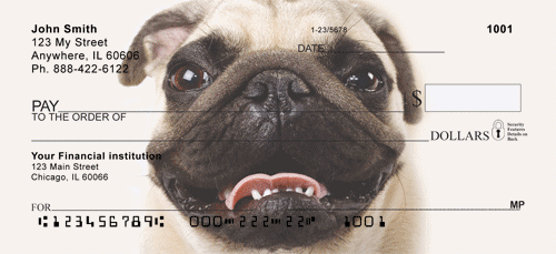Pug Face Personal Checks