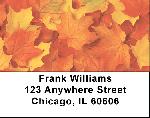 Fall Leaves Address Labels
