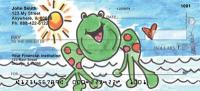 Marina Frog Personal Checks by Amy S. Petrik