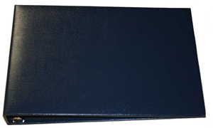 Blue Business 7 Ring Check Binder