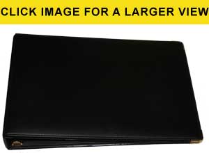 Black Preminum Business 7 Ring Check Binder