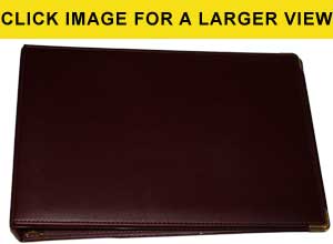Burgundy Preminum Business 7 Ring Check Binder