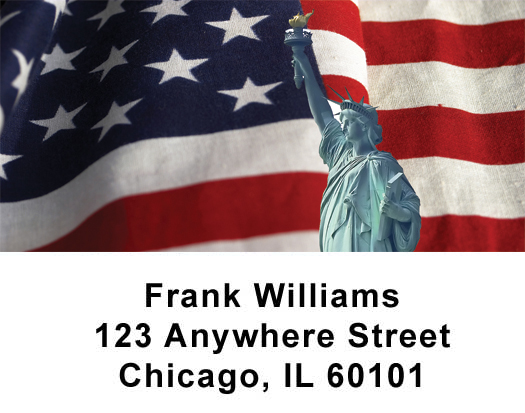 Lady Liberty Address Labels