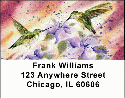 Hummingbird Magic Address Labels