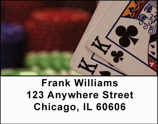 Poker Address Labels