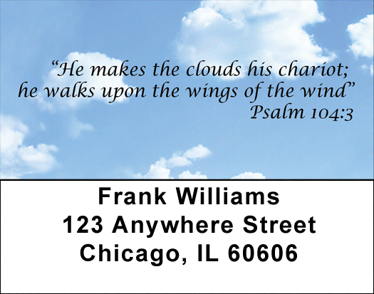 Heavenly Psalms Address Labels