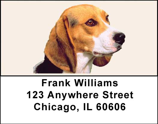 Beagles Address Labels