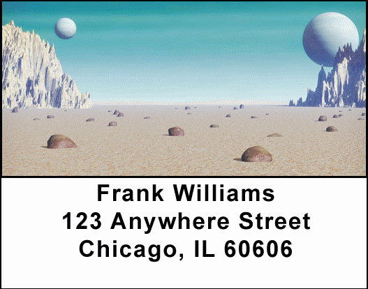 Planetary Views Address Labels