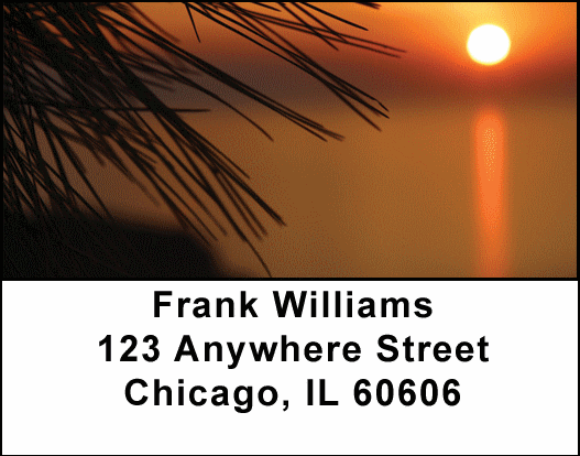 Scenic Sunsets Address Labels