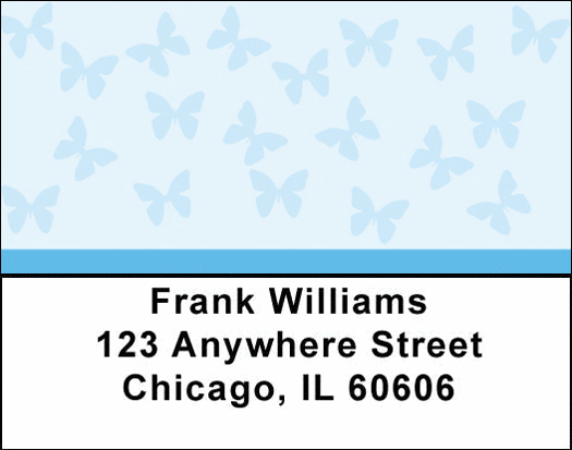 Butterflies Address Labels
