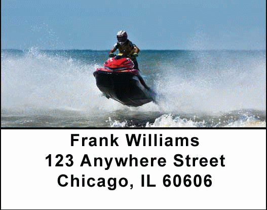 Jet Skis Address Labels