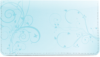 Vines Cloth Checkbook Cover