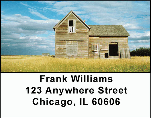 Barns on the Prairie Address Labels