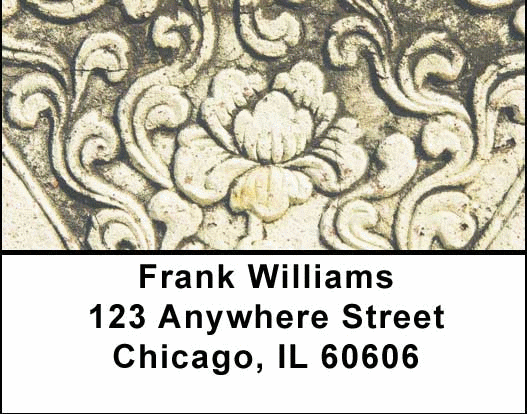 Asian Carvings Address Labels