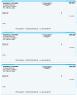 Teal Safety 3 Per Page Laser Checks Product Image