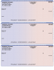 Blue Red 3 Per Page Laser Checks Product Image
