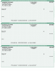 Green Safety 3 Per Page Laser Checks Product Image