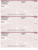 Burgundy Marble 3 Per Page Laser Checks Product Image