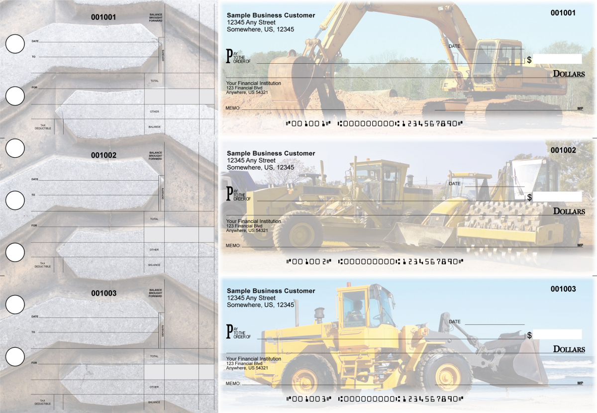 Construction Standard Disbursement Designer Business Checks