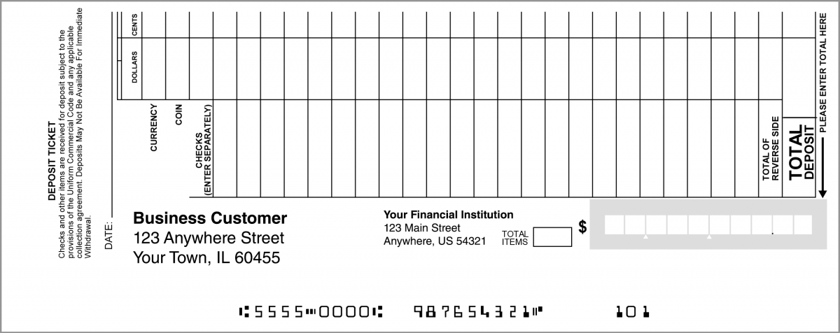Deposit Book