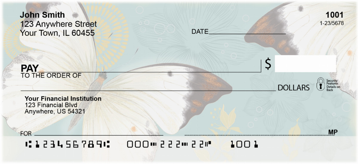 Beautiful Butterflies Checks