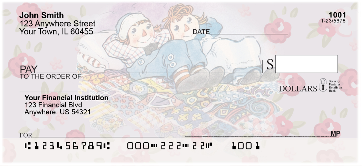 Raggedy Ann & Andy Checks