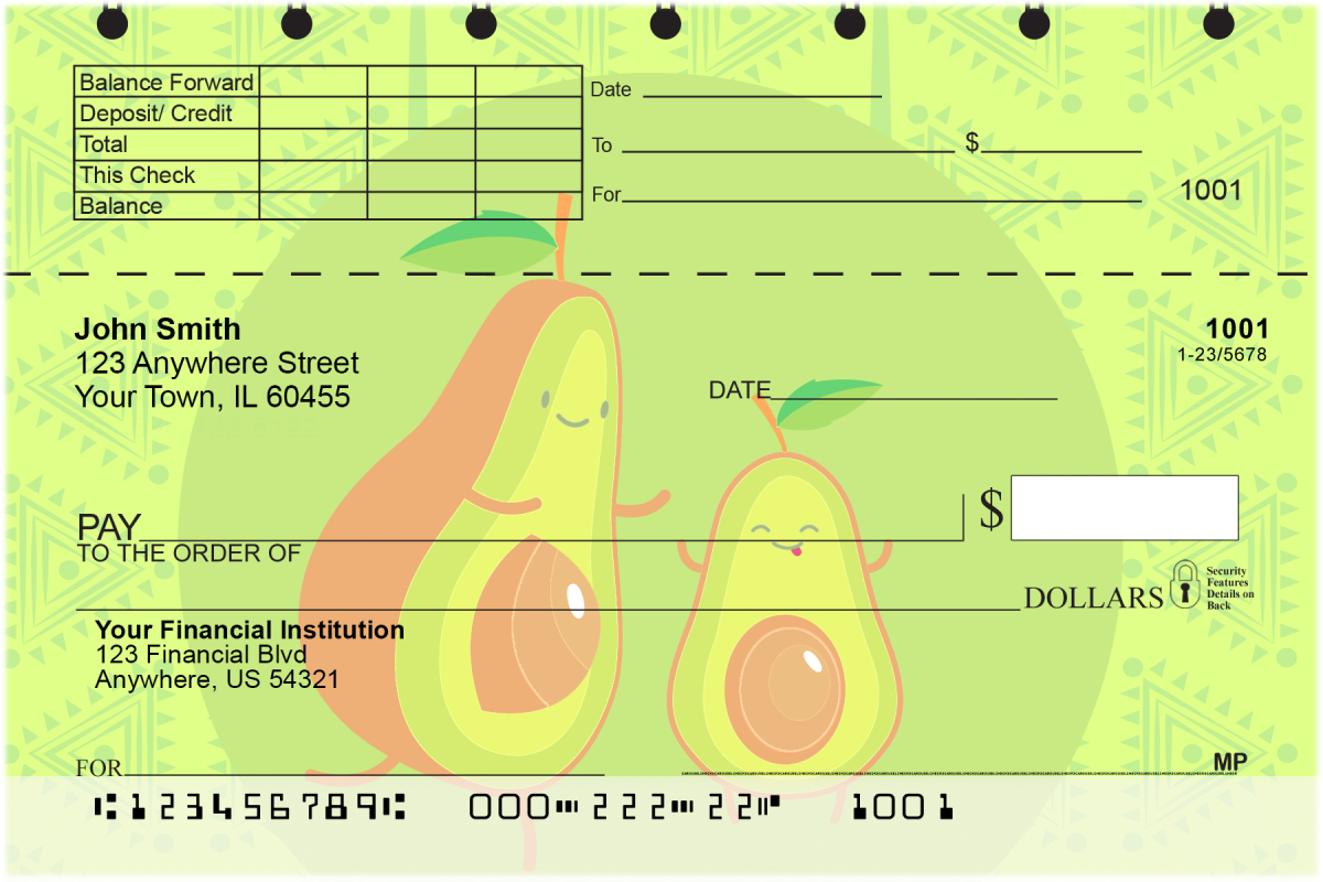 Amazing Avocados Top Stub Checks