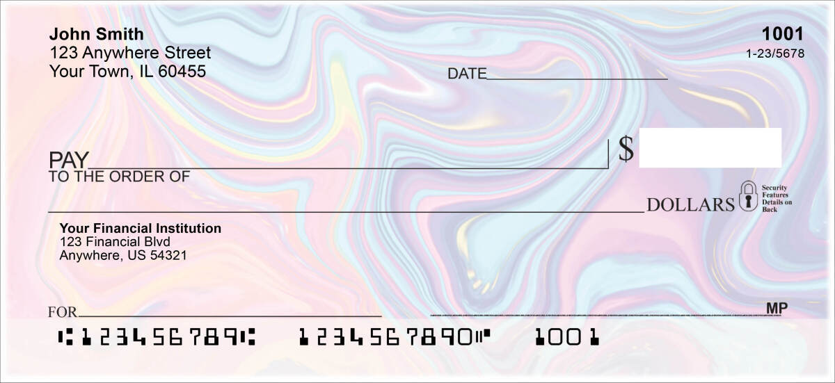 Marble Etta Vee Personal Checks